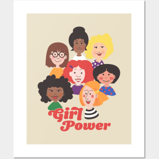 Girl Power and Love Posters and Art